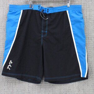 Vintage YTR Board Shorts Mens XL Multicolor Drawstring Lined Beach Pool Y2k